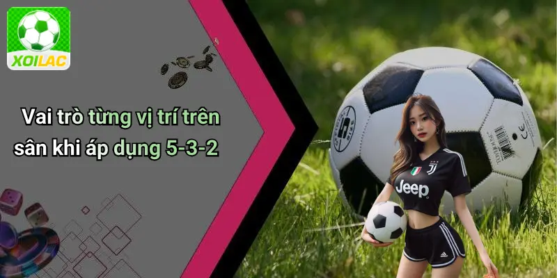 Vai trò từng vị trí trên sân khi áp dụng 5-3-2
