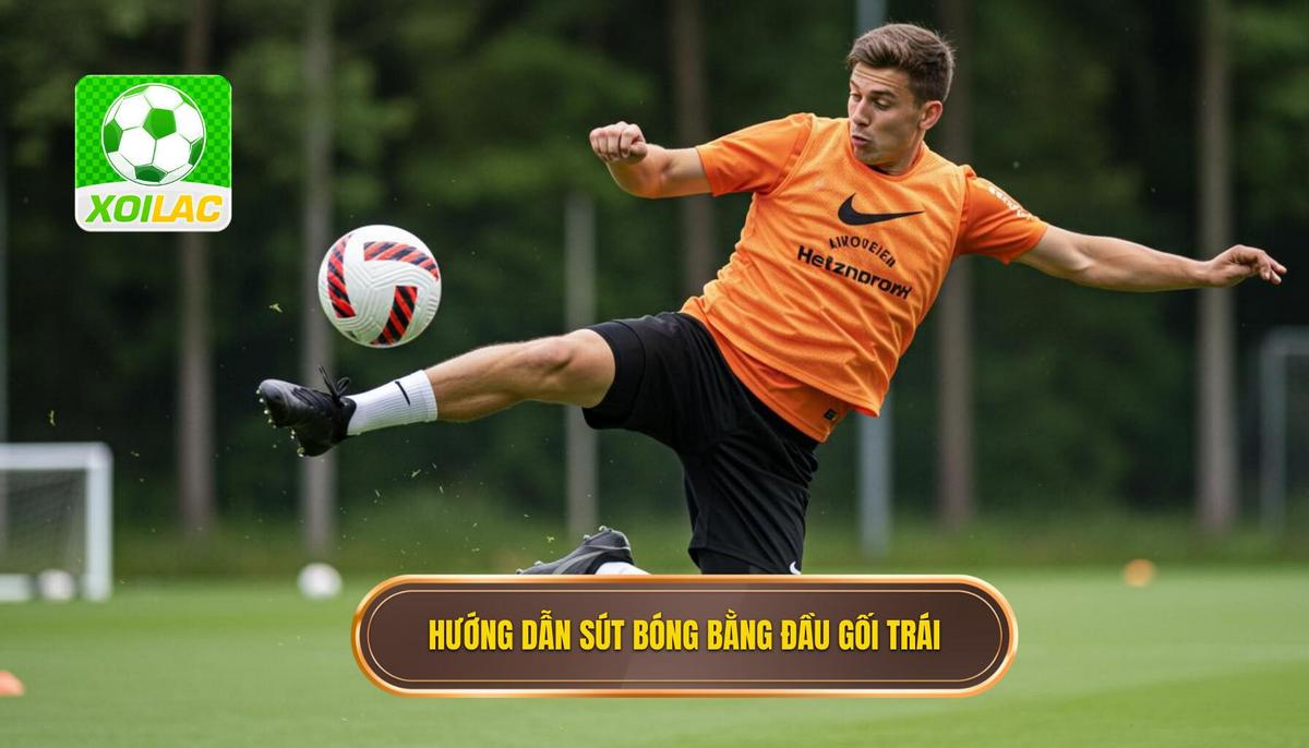 Hướng dẫn chi tiết Kỹ thuật sút bóng bằng đầu gối trái 