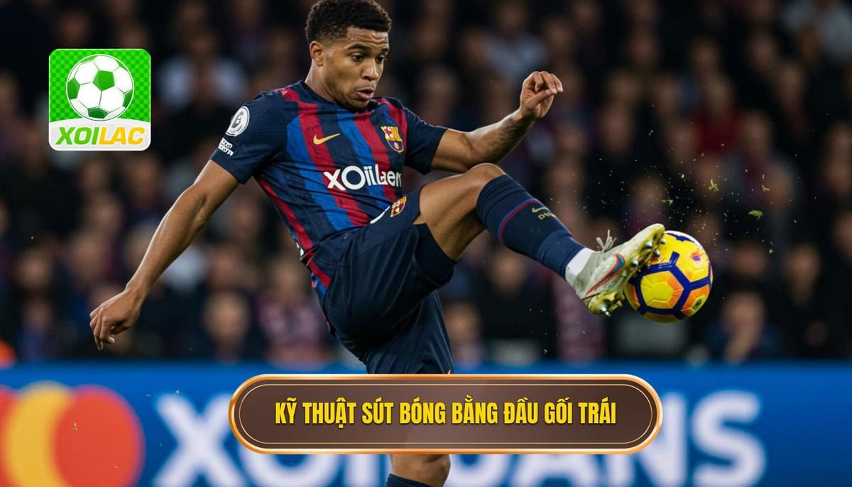 Kỹ thuật sút bóng bằng đầu gối trái 