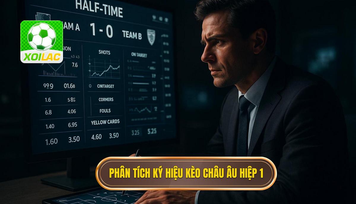 Phân tích các ký hiệu và cách đọc tỷ lệ trong kèo châu âu hiệp 1