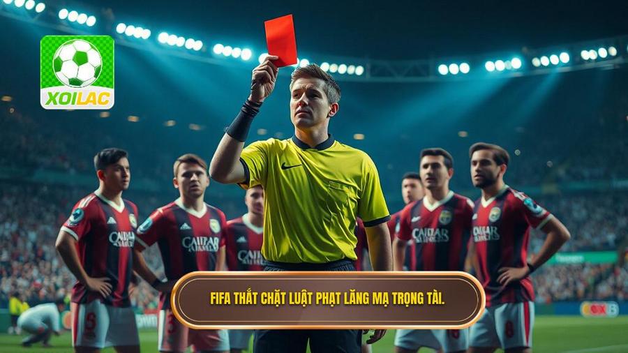 1. FIFA thắt chặt luật phạt lăng mạ trọng tài.
