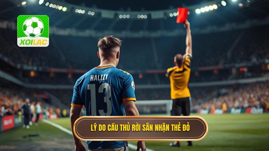 1. Lý do cầu thủ rời sân nhận thẻ đỏ