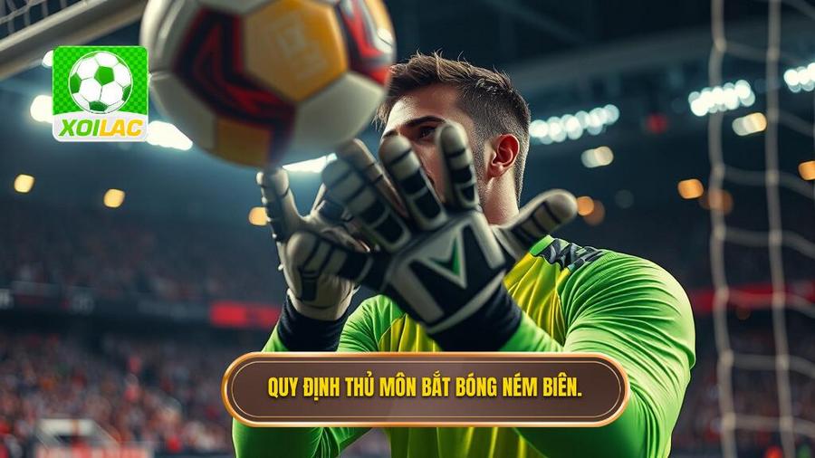 1. Quy định thủ môn bắt bóng ném biên.