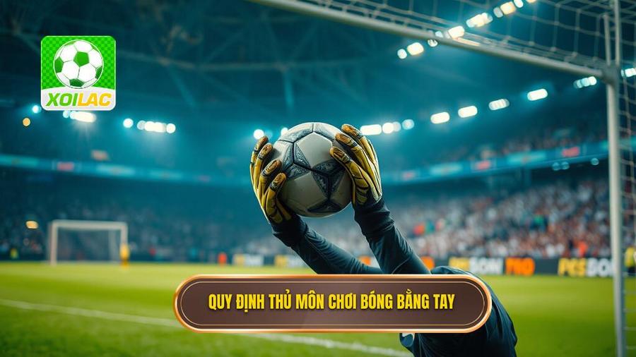 1. Quy định thủ môn chơi bóng bằng tay