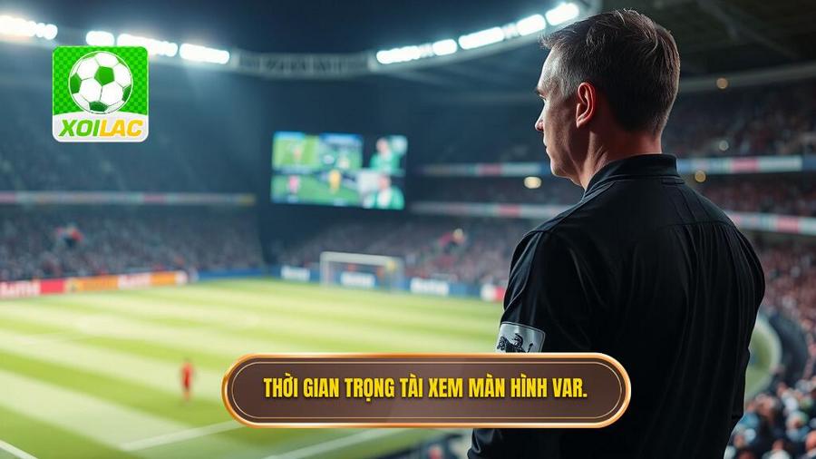 1. Thời gian trọng tài xem màn hình VAR.