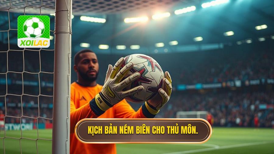2. Kịch bản ném biên cho thủ môn.