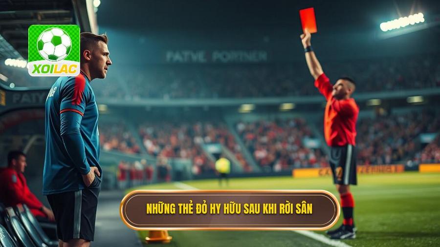 3. Những thẻ đỏ hy hữu sau khi rời sân