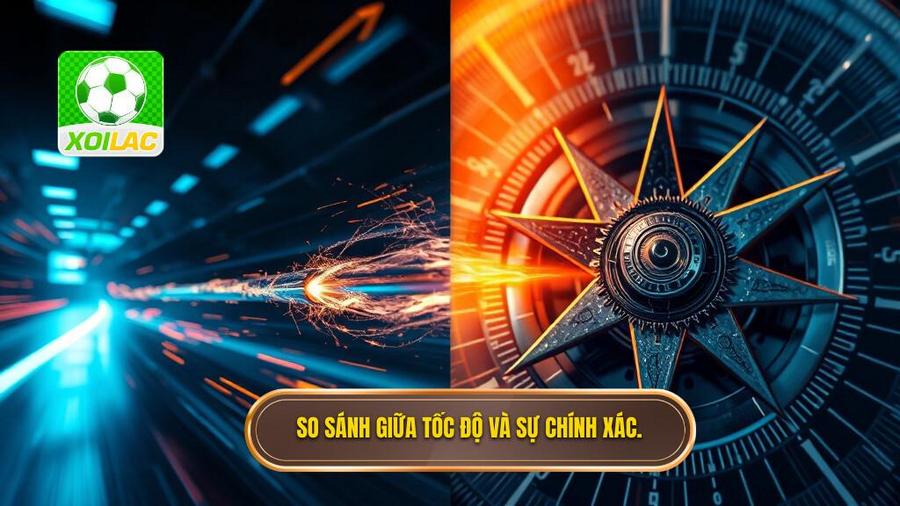 3. So sánh giữa tốc độ và sự chính xác.
