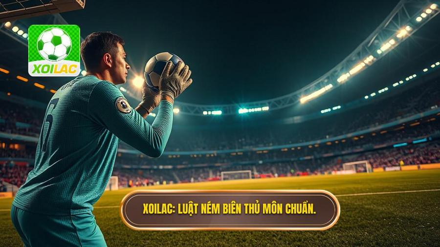 XOILAC_ Luật ném biên thủ môn chuẩn.