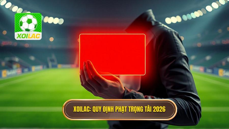 XOILAC_ Quy định phạt trọng tài 2026