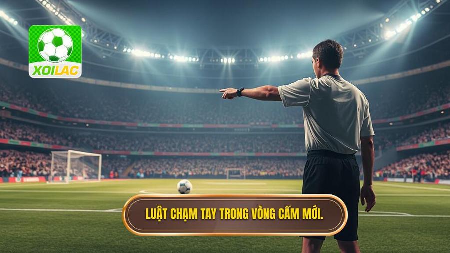 1. Luật chạm tay trong vòng cấm mới.