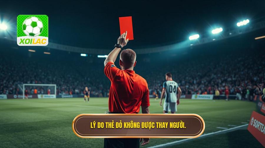 2. Lý do thẻ đỏ không được thay người.