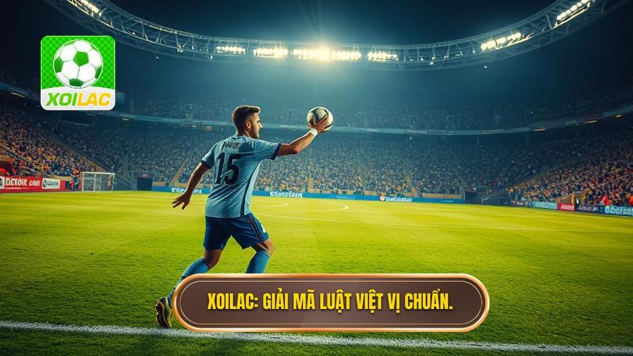Việt vị khi nhận bóng từ quả ném biên