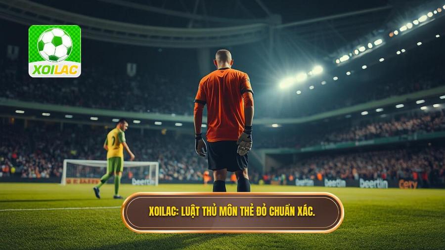 Thủ môn bị thẻ đỏ thì ai bắt gôn